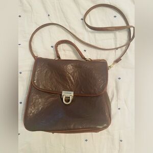 Brown Leather Satchel